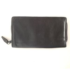 Genuine Leather Wallet, Unisex, Multiple Card Slot